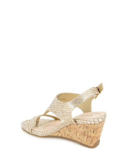 Kenneth Cole Natural Greatly Platform Wedge Sandal