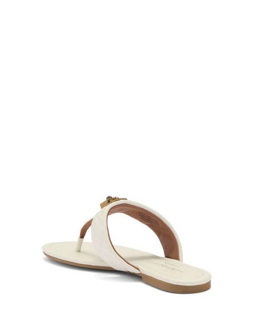 Kurt Geiger White T-Bar Sandal