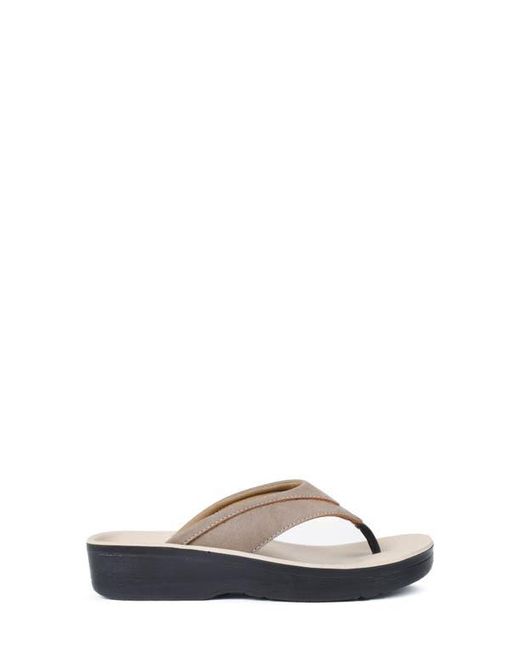 AEROTHOTIC Gray Tera Flip Flop