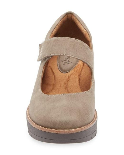 EuroSoft Brown Franlee Mary Jane Flat