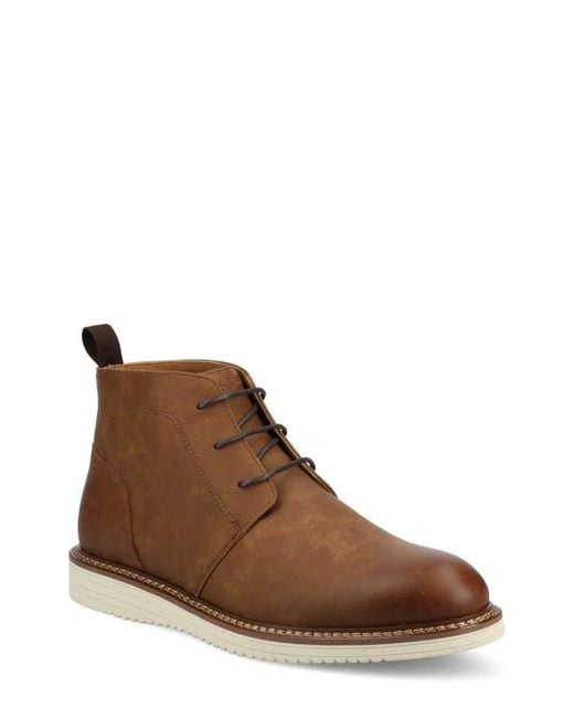 Vance Co. Brown Stratton Chukka Boot for men