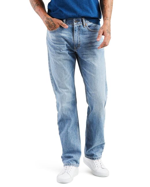 Levi's Blue 505 Regular Fit Jeans for men