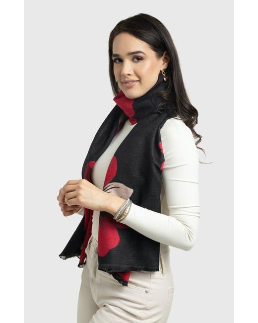 Saachi Black Reversible Scarf