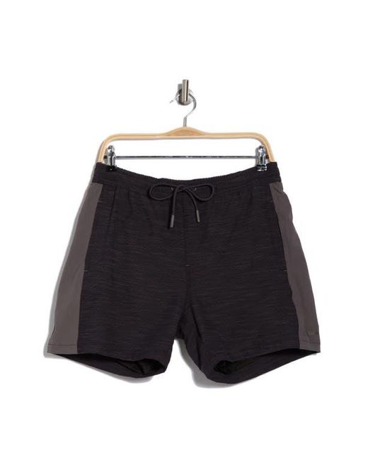 Mr. Swim Blue Colorblock Stretch Compression Swim Shorts for men