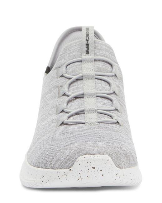 Skechers White Ultra Flex 3.0 Right Away Slip-On Sneaker for men