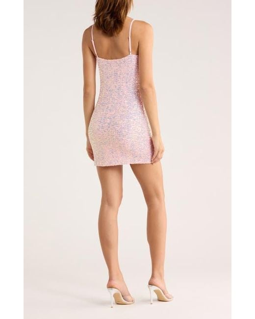 Abound Pink Sequin Minidress