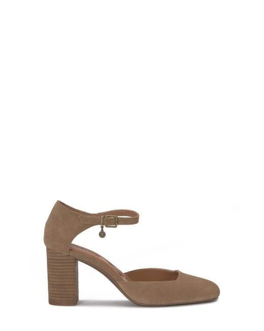 Lucky Brand Brown Kanira Ankle Strap Pump