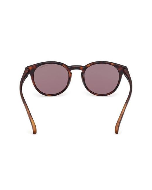 Gant Brown Oval Sunglasses for men