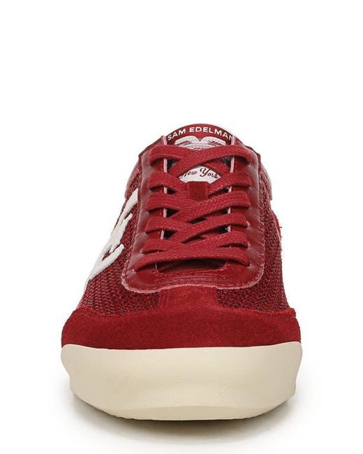 Sam Edelman Red Ivey Mesh Sneaker