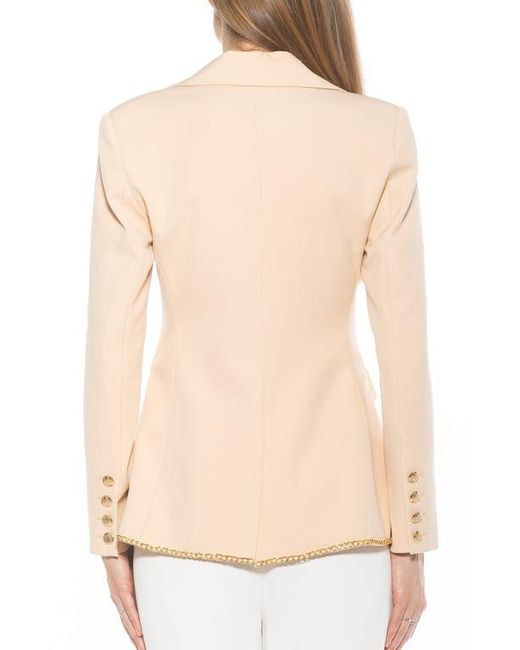 Alexia Admor Natural Janet Chain Trim Blazer
