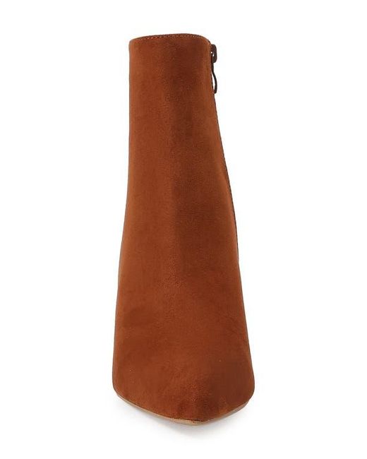 BERNESS Brown Sara Block Heel Bootie