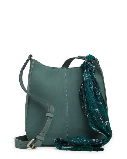 Lucky Brand Ezla Suede Crossbody Bag in Green Lyst