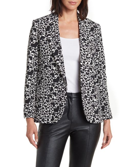 Zadig & Voltaire Viking Heart Jacquard Blazer In Vanille At Nordstrom
