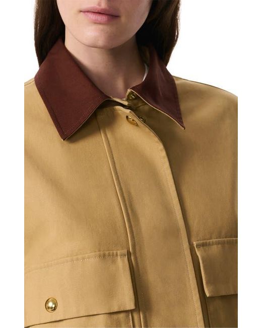 Rag & Bone Natural Nonie Cotton Jacket With Removable Lining