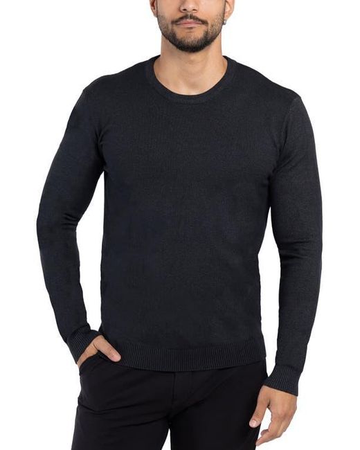 Xray Jeans Black Crewneck Knit Pullover Sweater for men