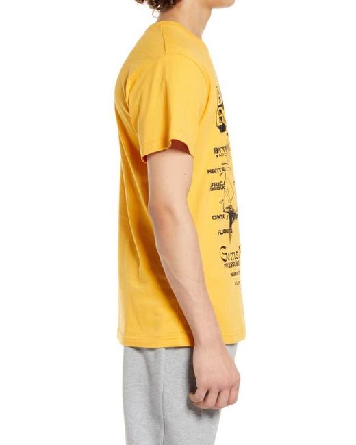 BBCICECREAM Yellow Bb Pressed Diamonds Graphic Tee for men