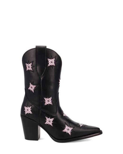 Dingo Black Starburst Western Boot
