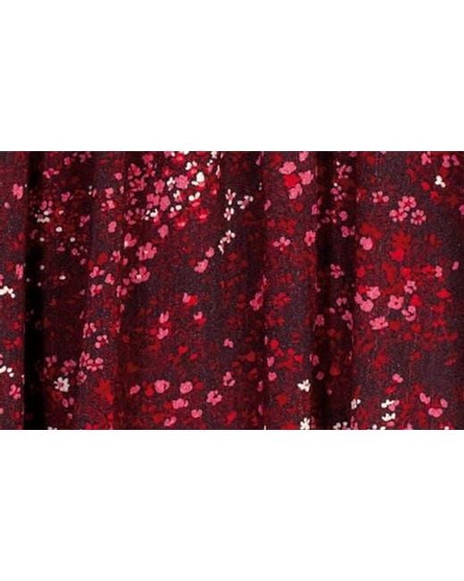 Longchamp Red Printed Bermuda Skort