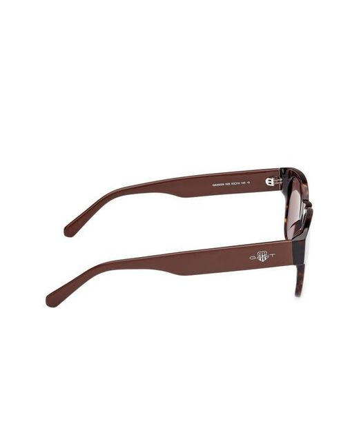 Gant Brown Square Sunglasses for men
