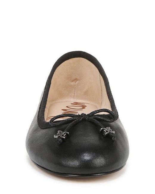Sam Edelman Black Flora Ballet Flat