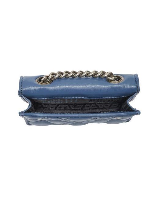 Kurt Geiger Blue Micro Birxton Convertible Shoulder Bag