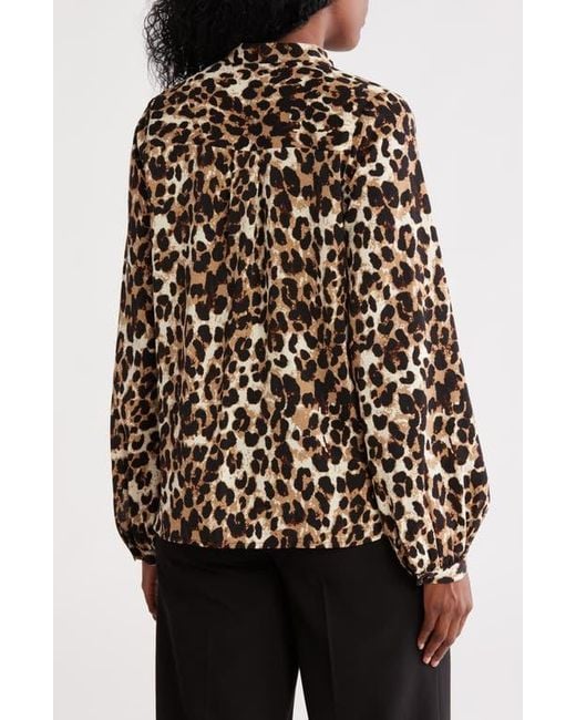Wishlist Black Printed Button-Up Top