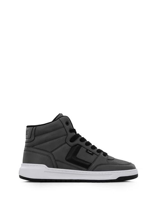 Lee Jeans Black Prescot Mid Top Sneaker for men