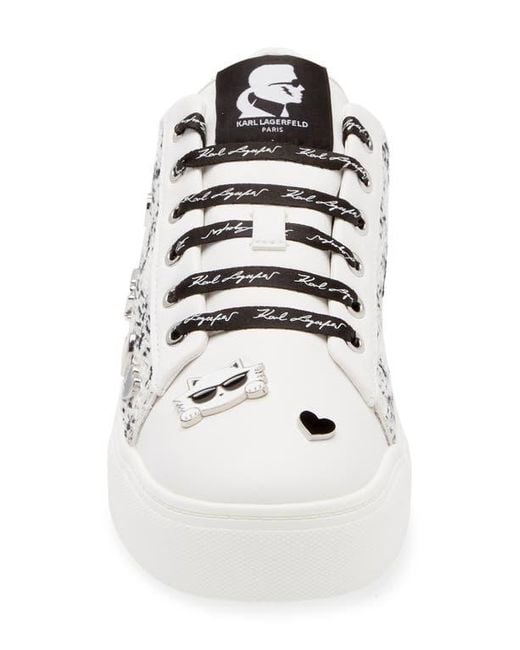 Tenis Karl Lagerfeld Cate Pins - Lace Up Nuevos Originales | Meses Sin