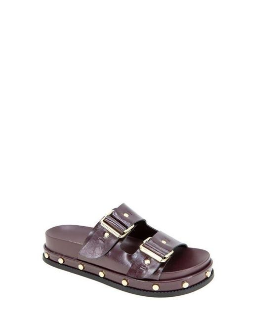 BCBGeneration Red Bamba Slide Sandal