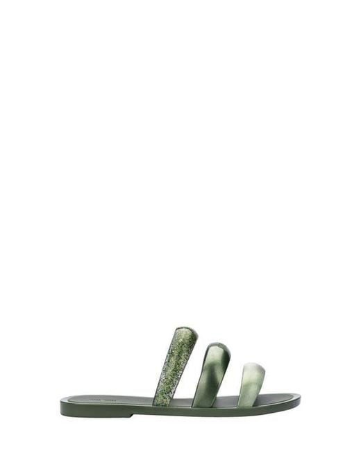 Melissa Green Eclipse Slide Sandal
