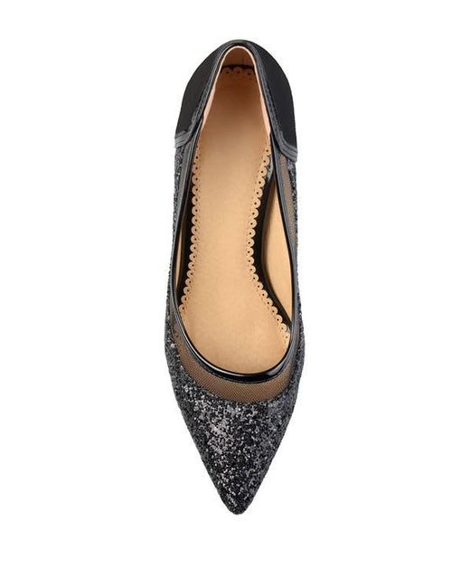 Journee Collection Black Kalani Pump