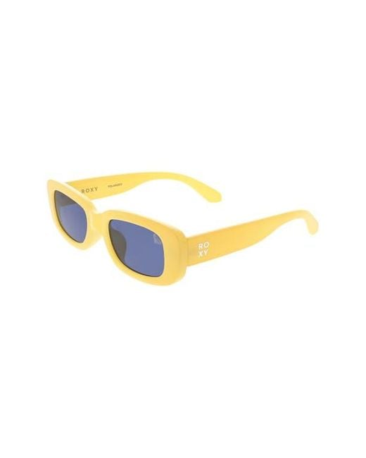 Roxy Blue 53Mm Slim Oval Sunglasses