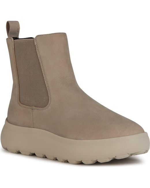 Geox Spherica Chelsea Boot in Brown Lyst