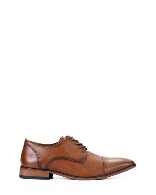 Tommy Hilfiger Brown Leather Derby Dress Shoes for men
