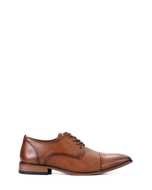 Tommy Hilfiger Brown Leather Derby Dress Shoes for men