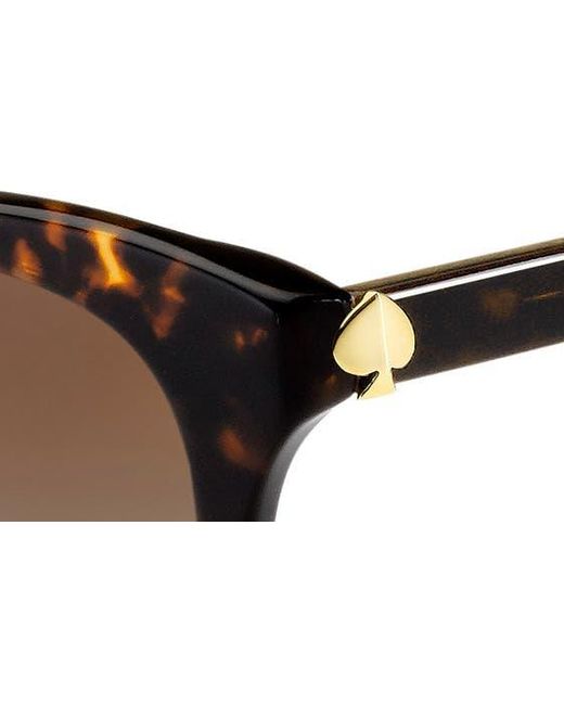 Kate Spade Brown Bianka 52mm Polarized Cat Eye Sunglasses