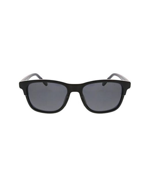 Hurley Black 55Mm Polarized Square Sunglasses for men