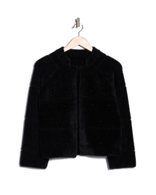 Love By Design Black Misty Eyelash Cardigan