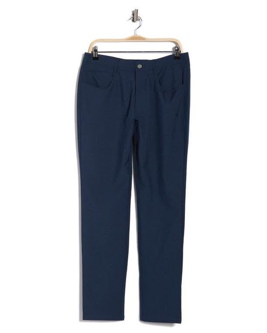 Original Penguin Blue Technical Flat Front Pants for men