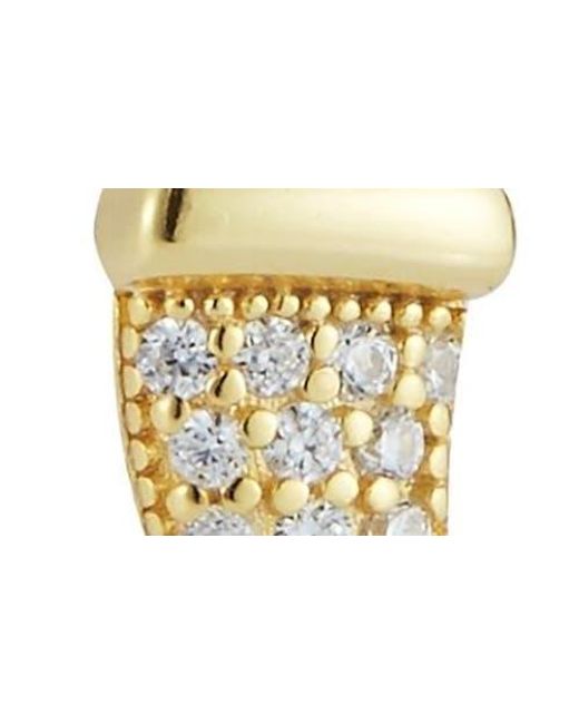 Glaze Jewelry Metallic Cubic Zirconia Stud & Drop Huggie Hoop Earring Set