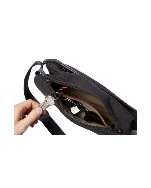 Bellroy Black Water Resistant Sling Belt Bag for men