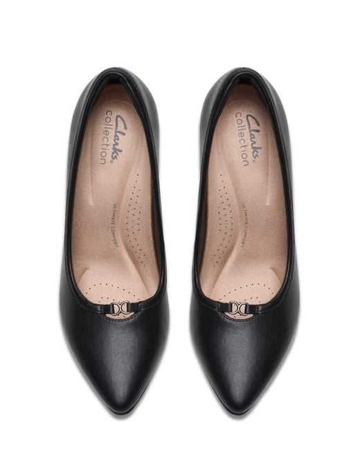 Clarks Black Kataleyna West Pump