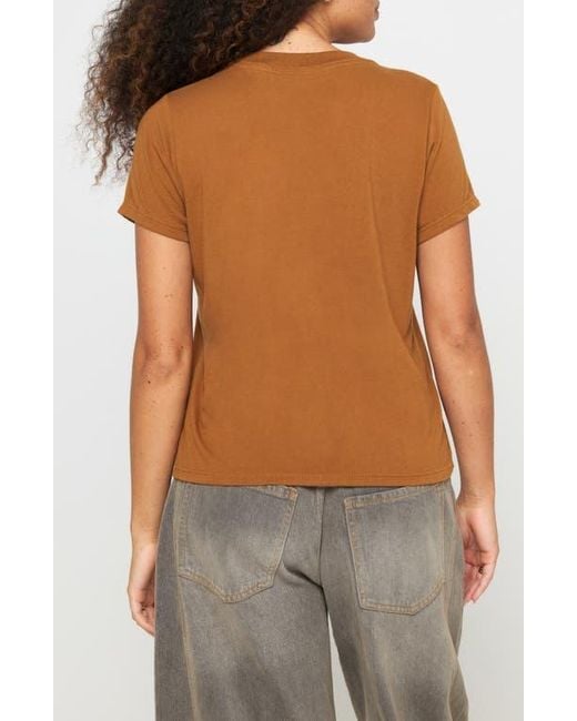 Spiritual Gangster Brown Yin & Yang Lila Graphic T-Shirt