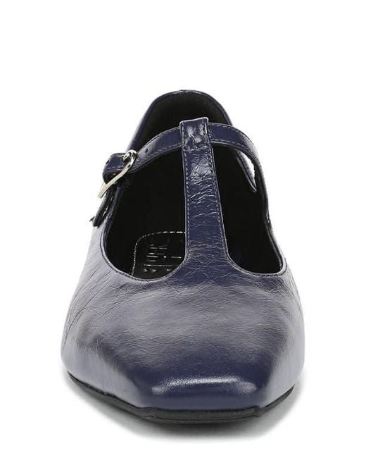 27 EDIT Naturalizer Blue Bella T-Strap Flat