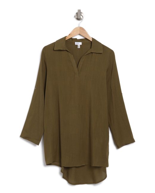 Nordstrom Green Everyday Flowy Cover-up Tunic