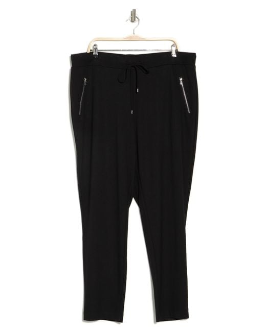 Calvin Klein Pull-on French Terry Pants in Black | Lyst