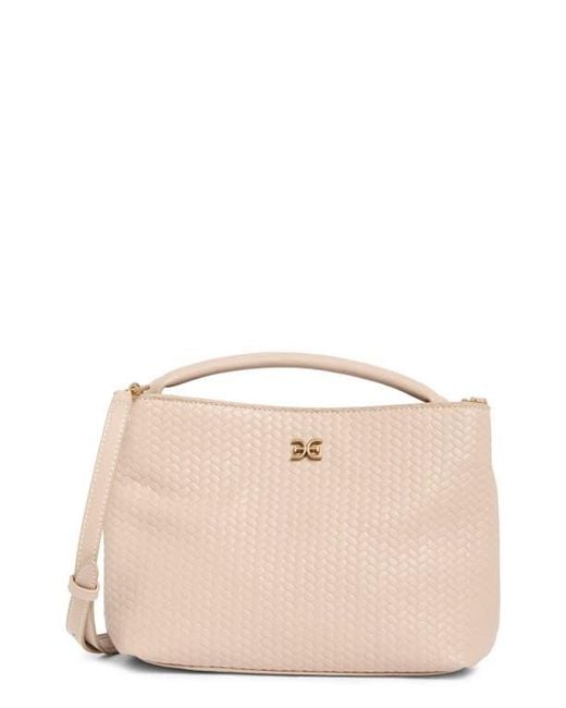 Sam Edelman Pink Eva Woven Leather Satchel