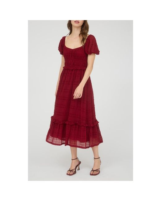 blue knitted midi dress Sight Seeing Knit Midi Dress
