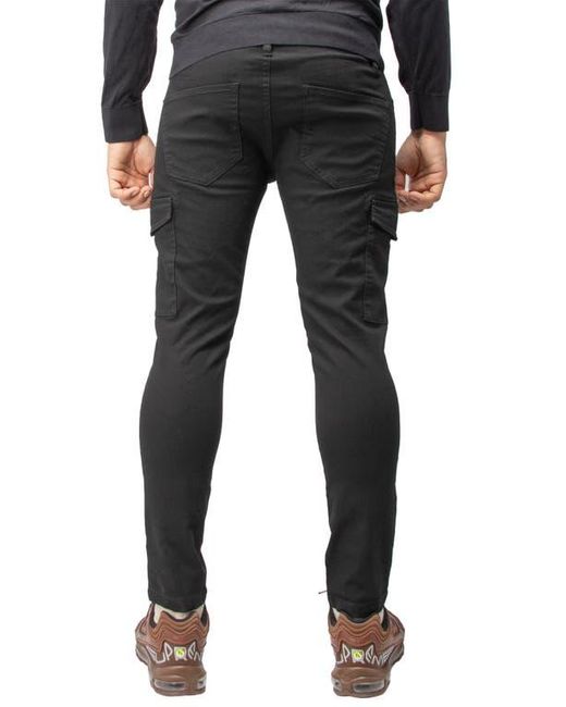 Xray Jeans Black Commuter Cargo Chino Pants for men