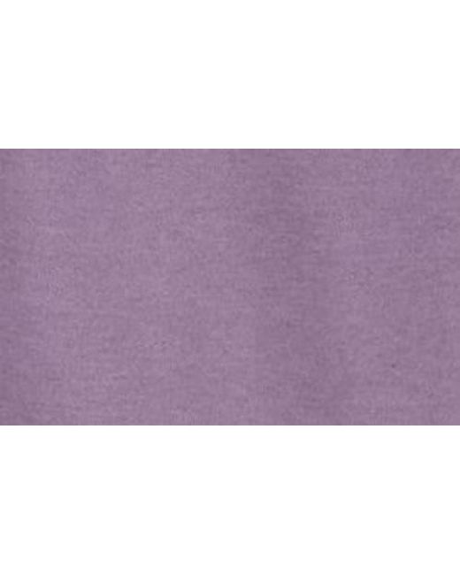 Travis Mathew Purple Heathered Cotton Blend Polo Shirt for men